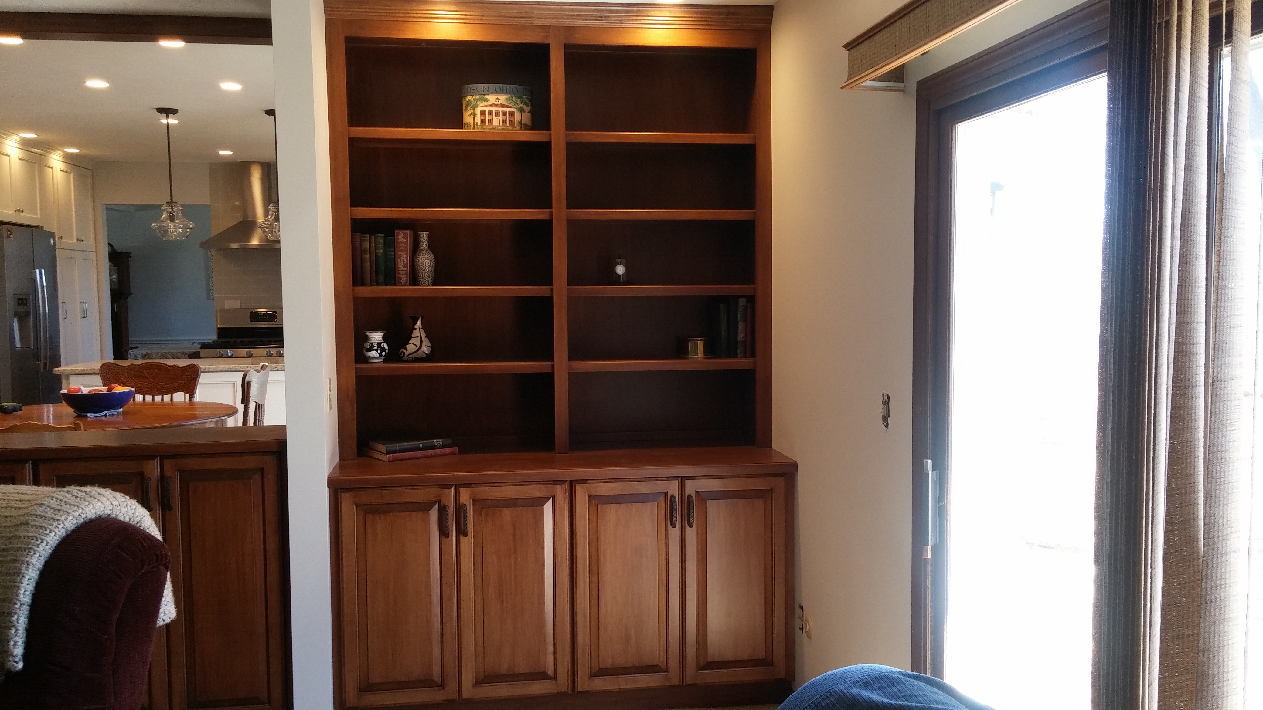 Custom Built Maple Bookshelf Cabinet Senn S Custom